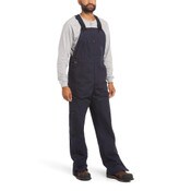 Ariat Men's FR Canvas Unlined Bibs in Navy